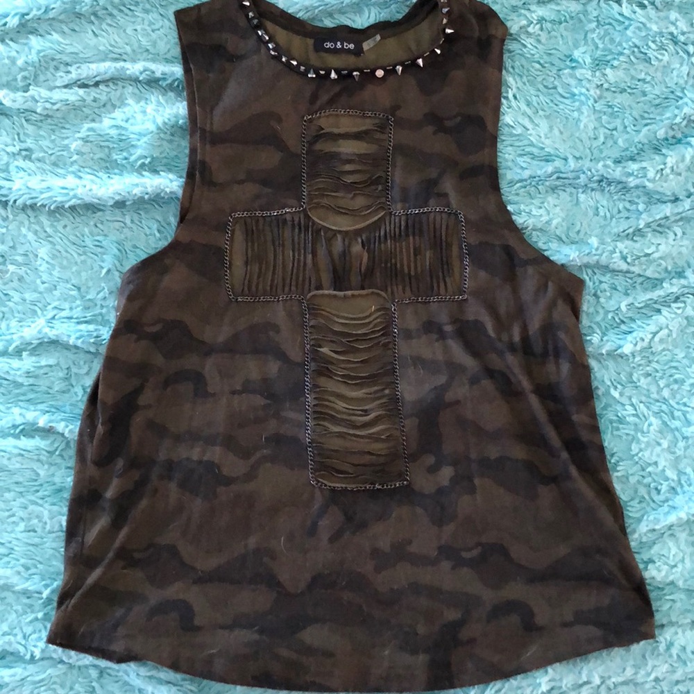 Do & Be cross shirt tank top